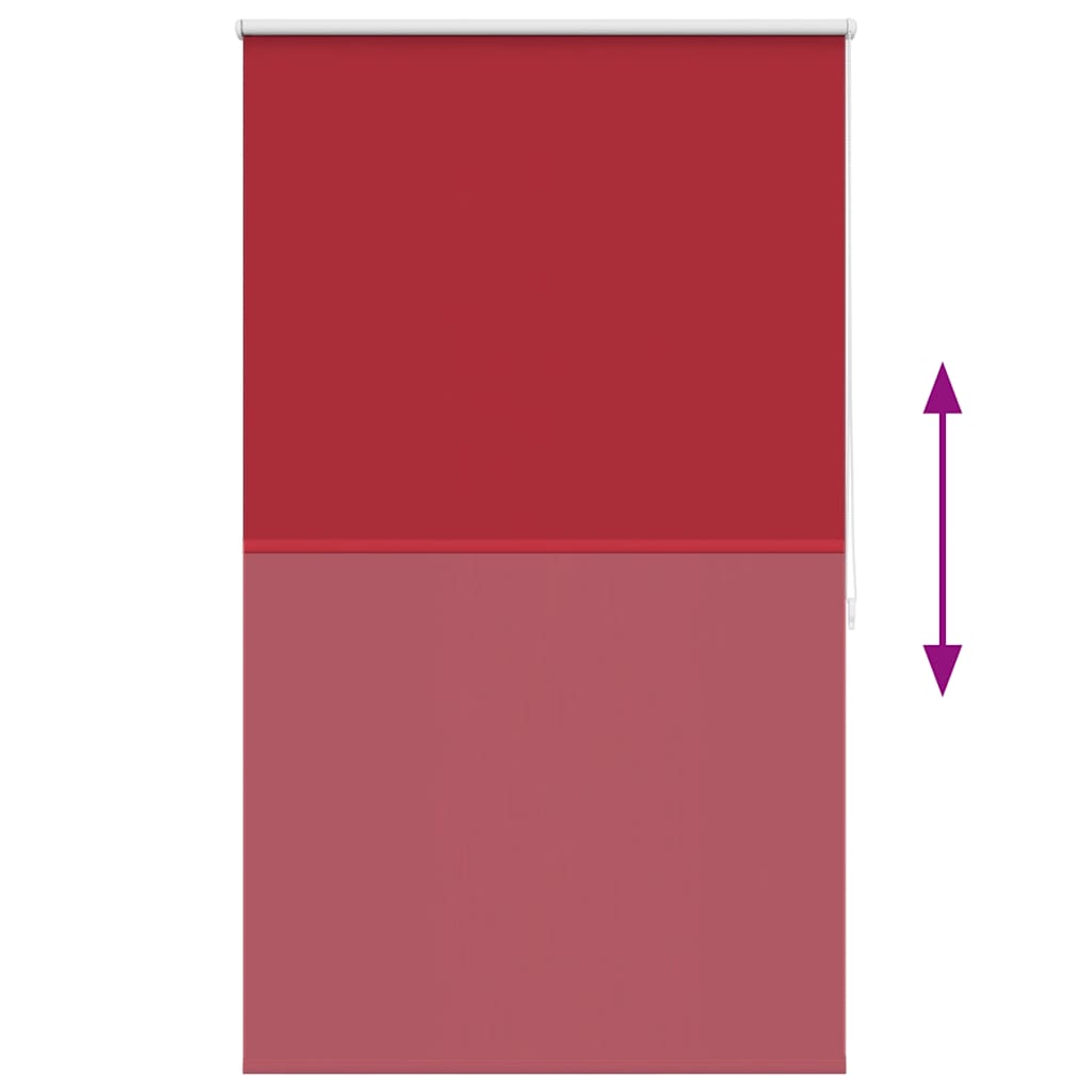 Tenda a rullo oscurante buio totale 120 x 175 cm rossa