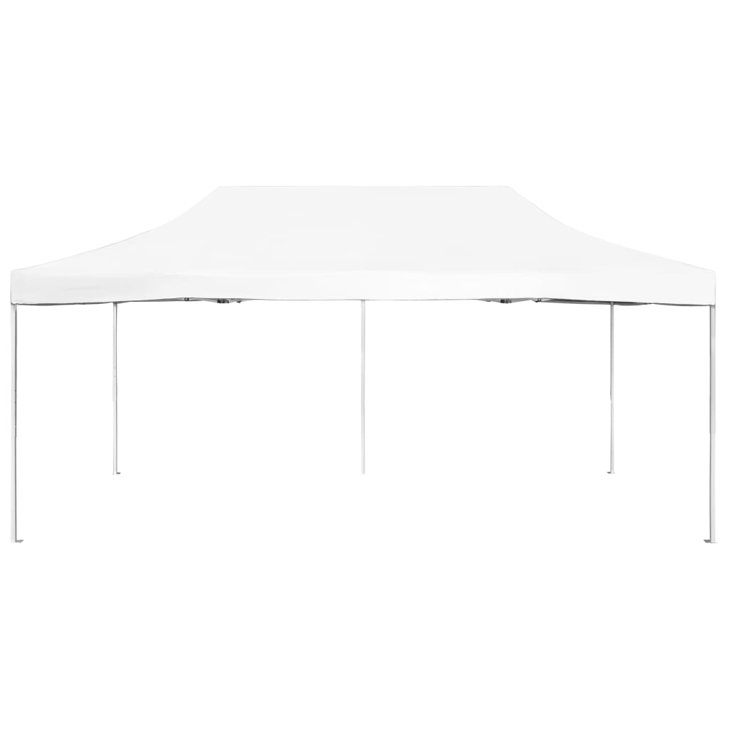 Gazebo Professionale Pieghevole Alluminio 6x3 m Bianco