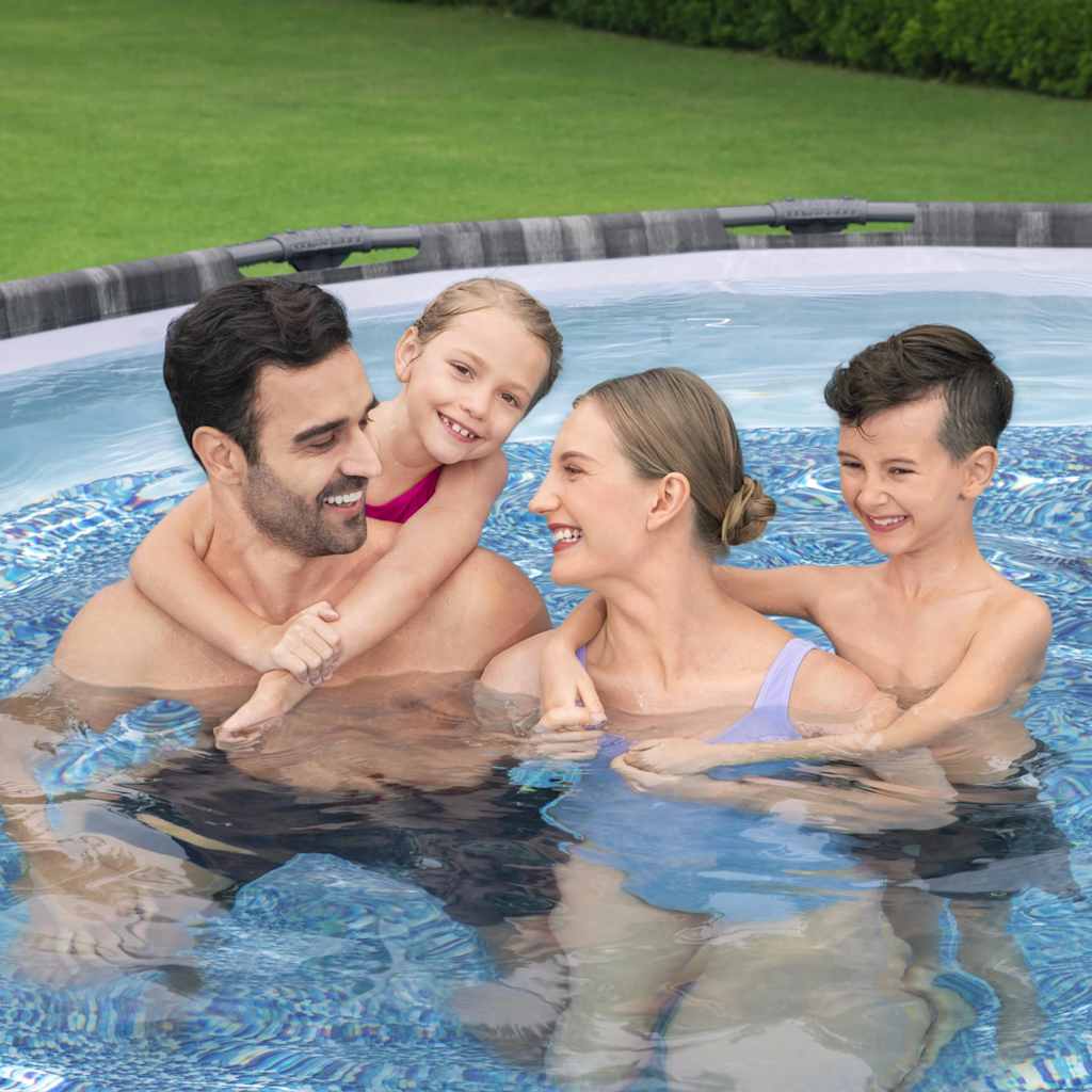 Set Piscina Rotonda Steel Pro MAX 427x107 cm