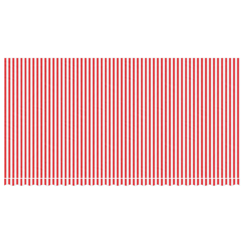 Tessuto di Ricambio per Tenda Strisce Rosse e Bianche 6x3 m