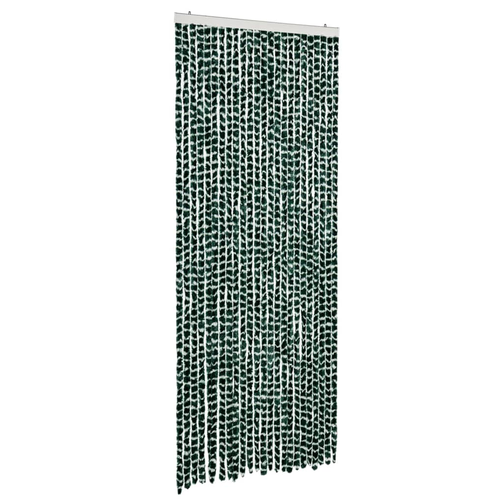 Tenda Antimosche Verde e Bianca 100x200 cm in Ciniglia