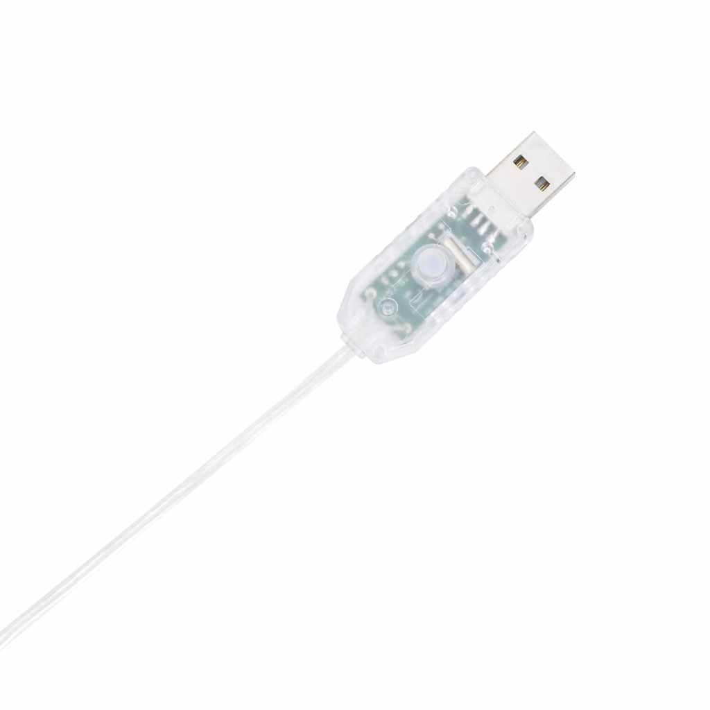 Decorazione Natalizia Renna 3 pz 90 LED Bianco Caldo
