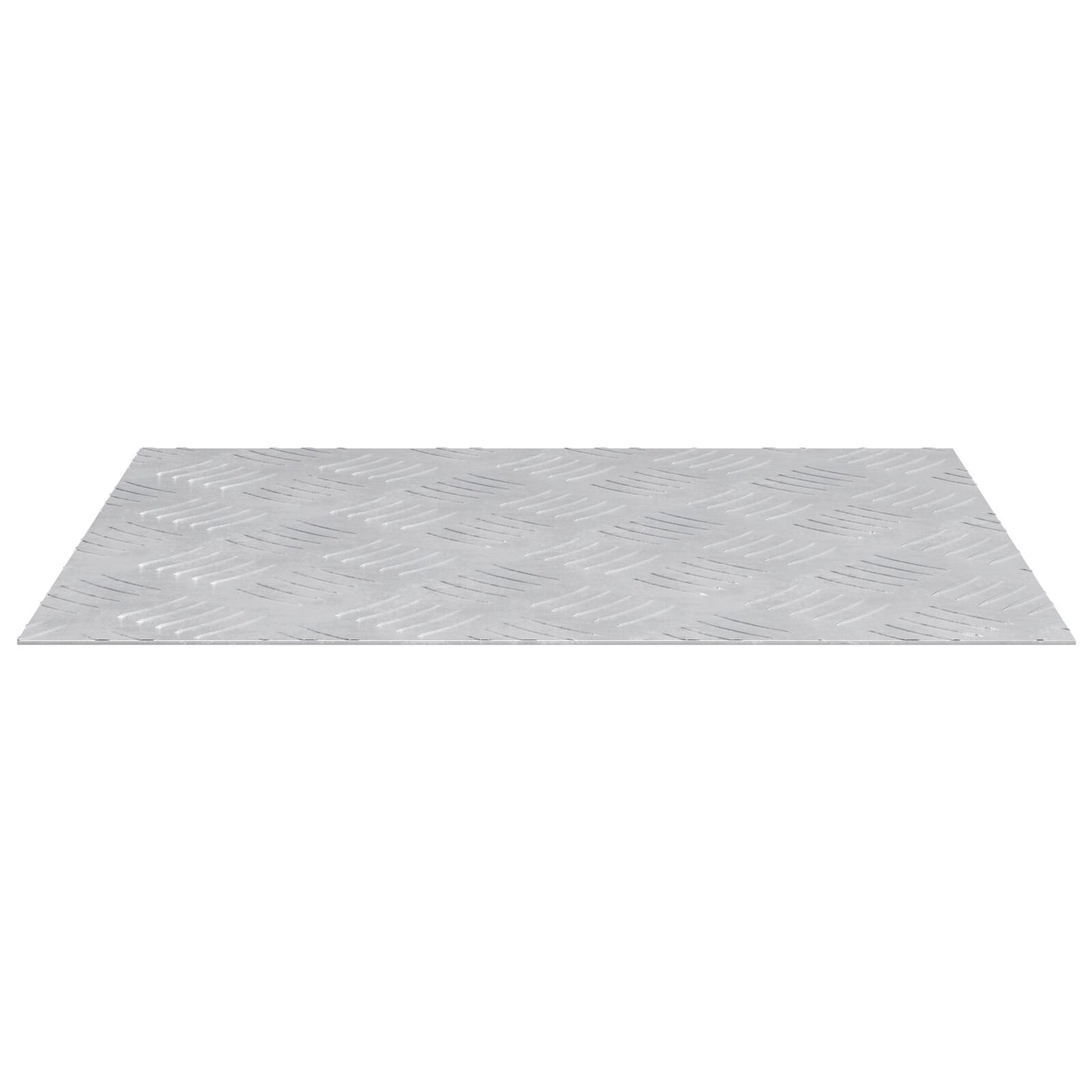 Pannelli in Alluminio a Righe 2 pz Antiscivolo 50x40 cm