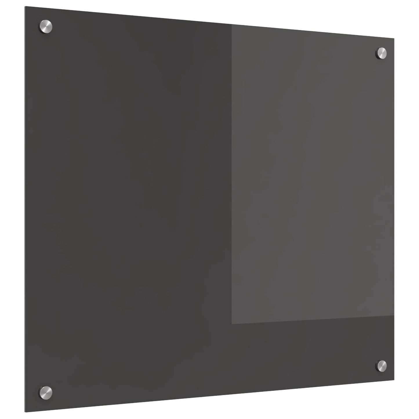 Schienale Cucina Grigio Scuro 70x60x0,6 cm in Vetro Temperato